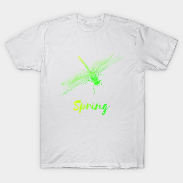 Spring Dragonfly T-Shirt by serre7@hotmail.fr